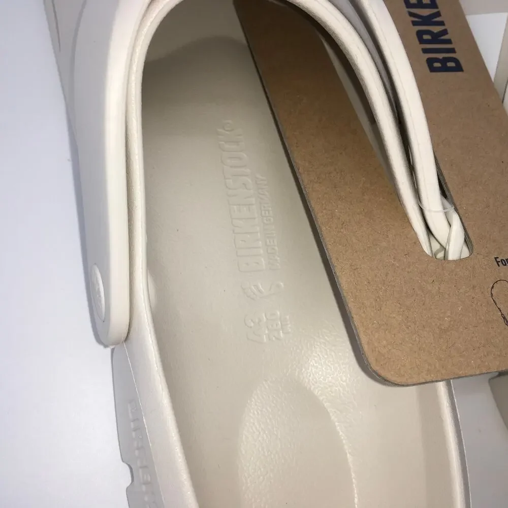 Birkenstock Birki Flow EVA Clogs Mens EU 43 US 10-10.5 Eggshell NEW Gorpcore